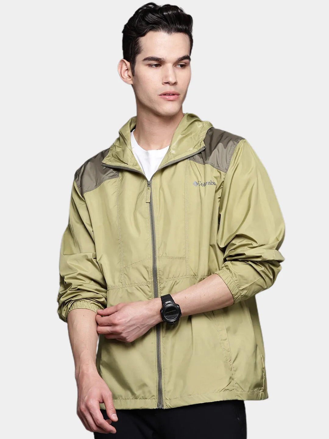 Columbia Men Green Flashback Windbreaker Jacket