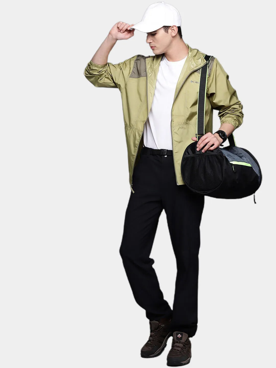 Columbia Men Green Flashback Windbreaker Jacket