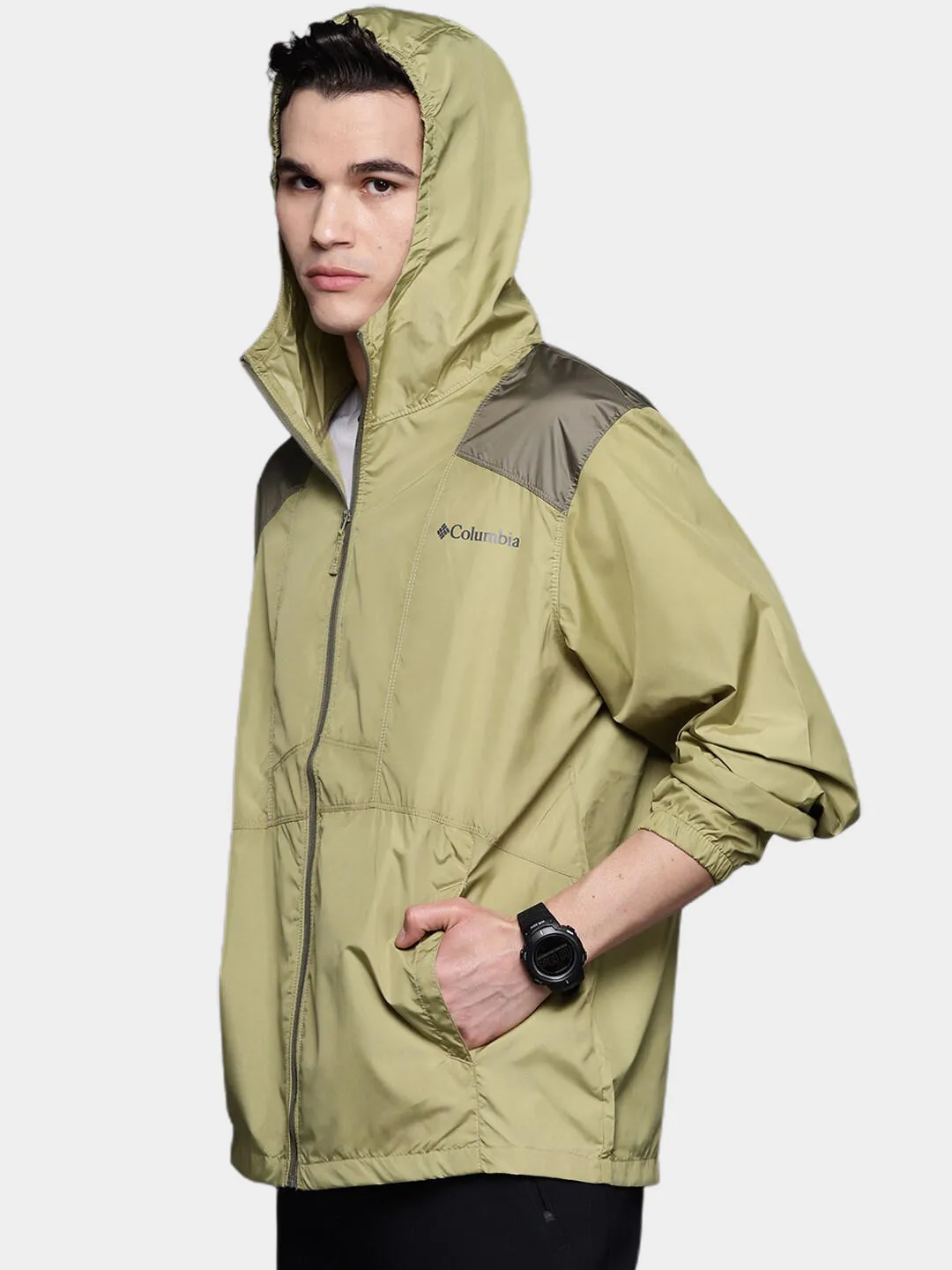 Columbia Men Green Flashback Windbreaker Jacket
