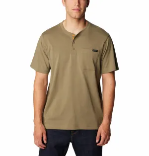 Columbia Men Green Landroamer Henley Tshirt