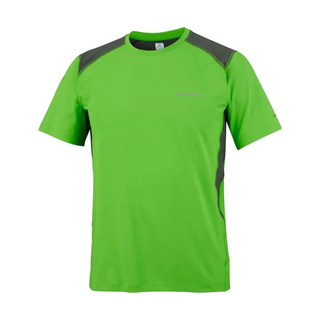 Columbia Men Green Omni-Freeze Freeze Degree II Tshirt