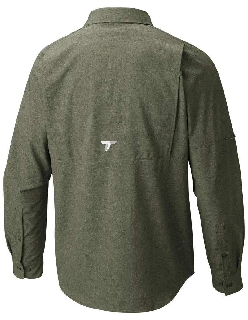 Columbia Men Green Omni-Freeze Irico Long Sleeve Shirt