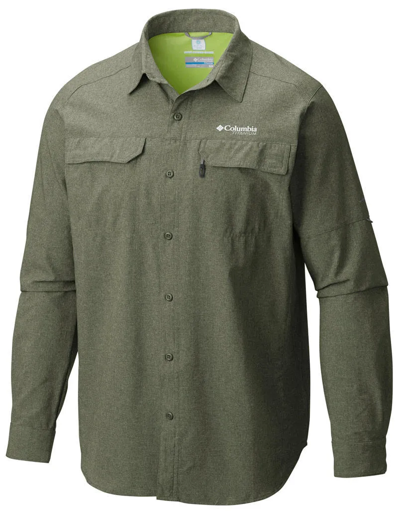 Columbia Men Green Omni-Freeze Irico Long Sleeve Shirt