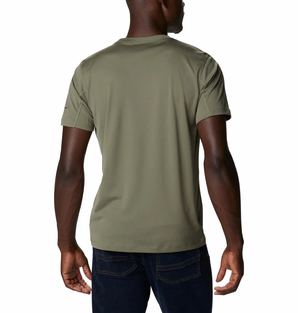 Columbia Men Green Omni-Freeze Zero Rules Tshirt