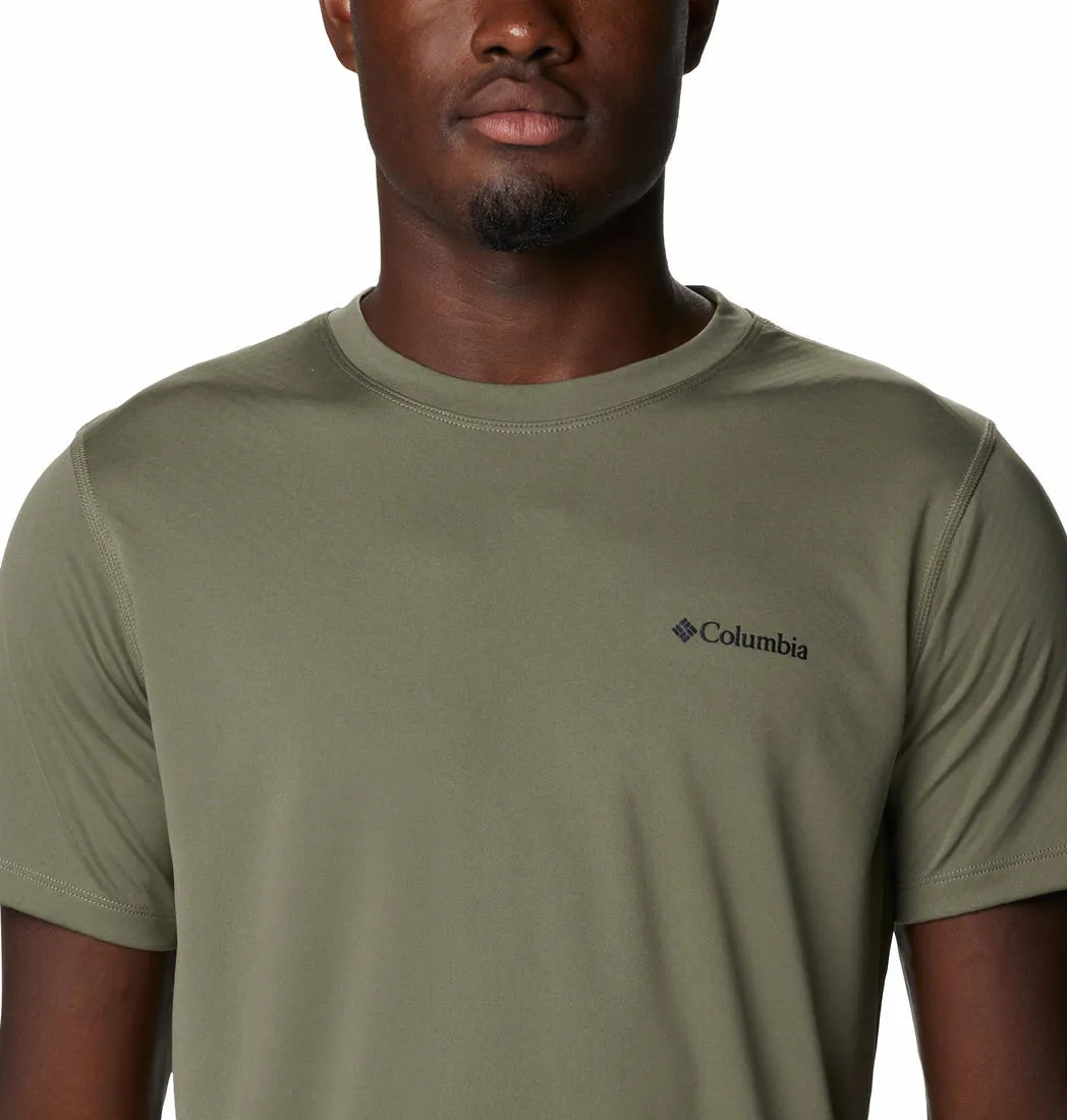 Columbia Men Green Omni-Freeze Zero Rules Tshirt