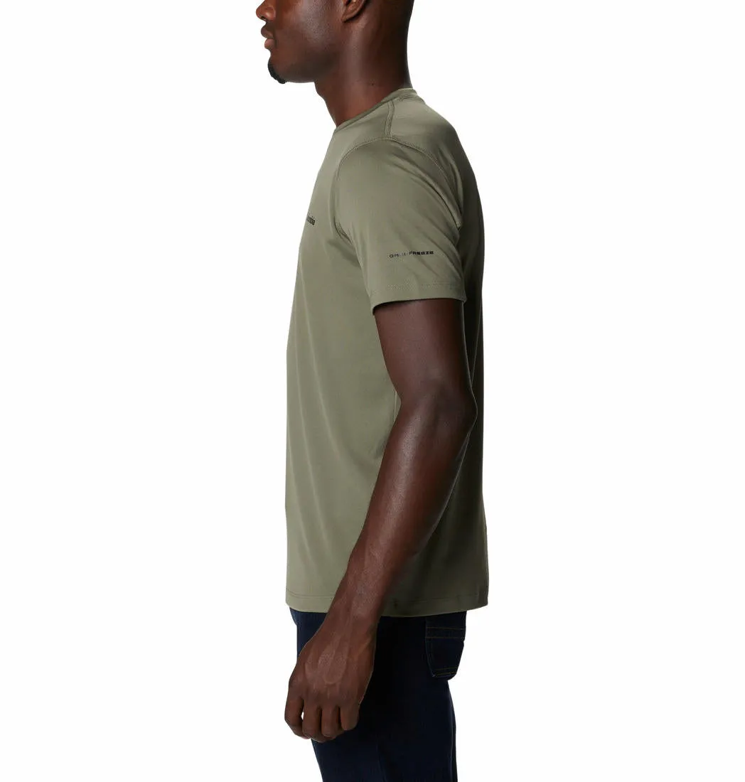 Columbia Men Green Omni-Freeze Zero Rules Tshirt