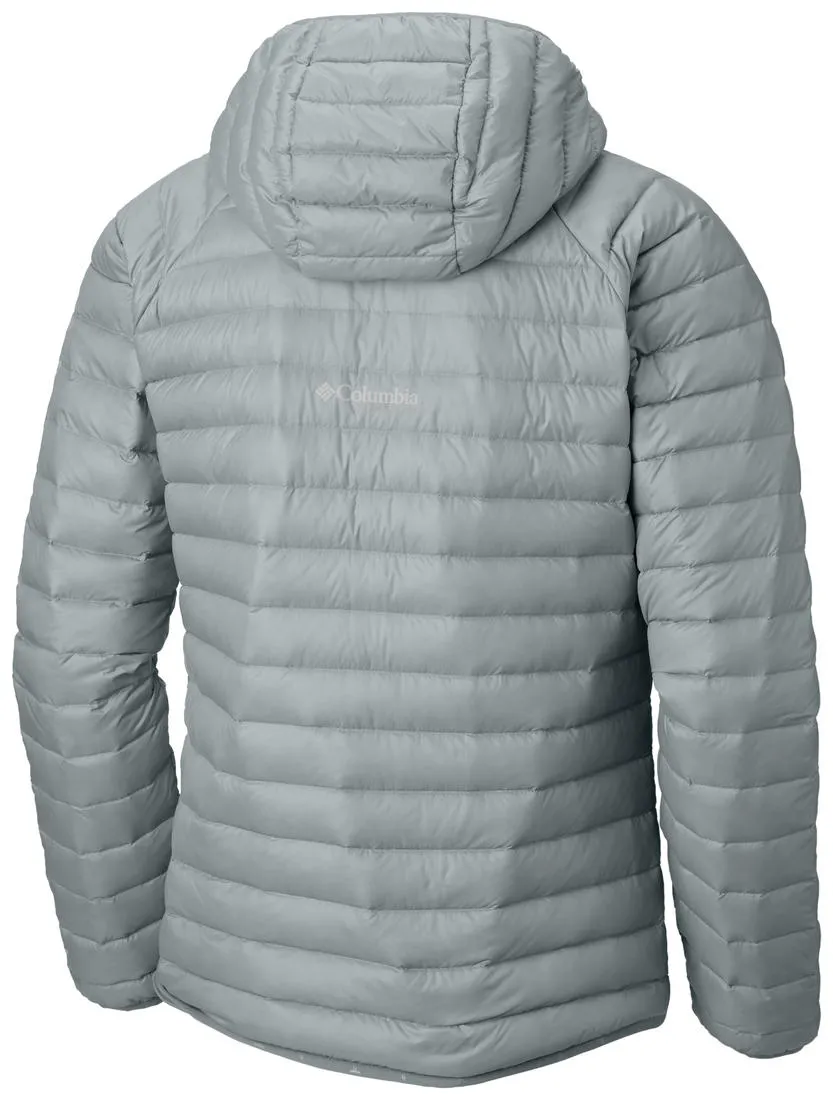 Columbia Men Green Omni-Heat 3D Alpha Trail Hooded Down Jacket