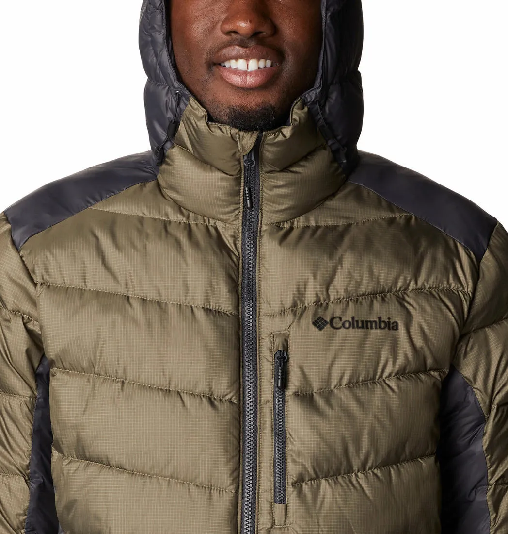 Columbia Men Green Omni-Heat Infinity Labyrinth Loop Hooded Jacket