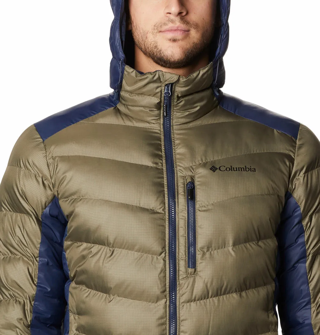 Columbia Men Green Omni-Heat Infinity Labyrinth Loop Hooded Jacket