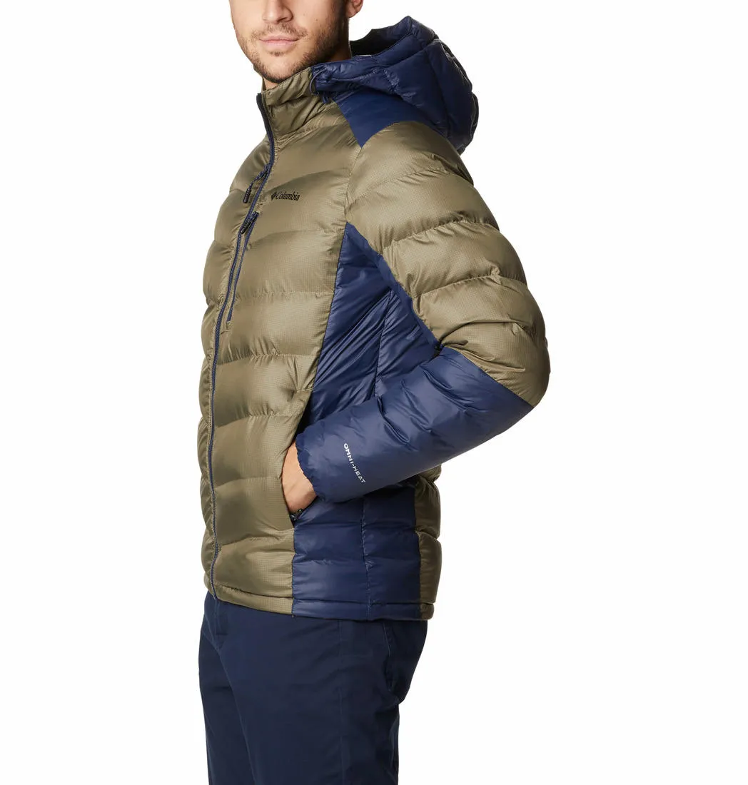 Columbia Men Green Omni-Heat Infinity Labyrinth Loop Hooded Jacket