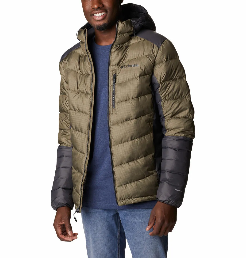 Columbia Men Green Omni-Heat Infinity Labyrinth Loop Hooded Jacket