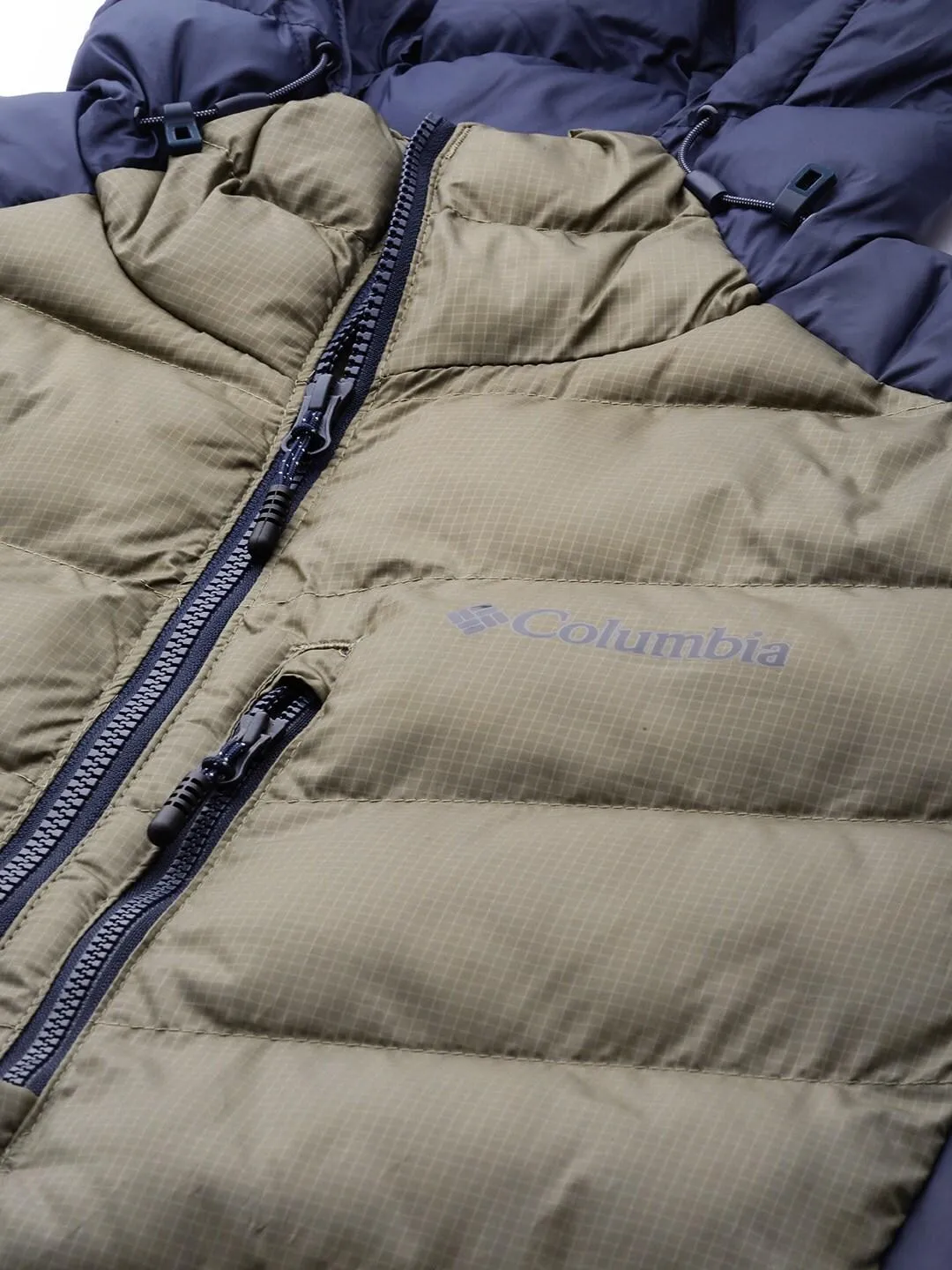 Columbia Men Green Omni-Heat Infinity Labyrinth Loop Hooded Jacket