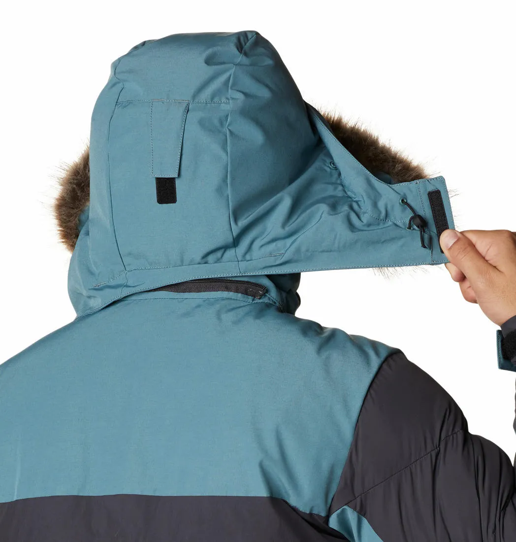 Columbia Men Green Omni-Heat Infinity Marquam Peak Fusion Parka Parka Jacket