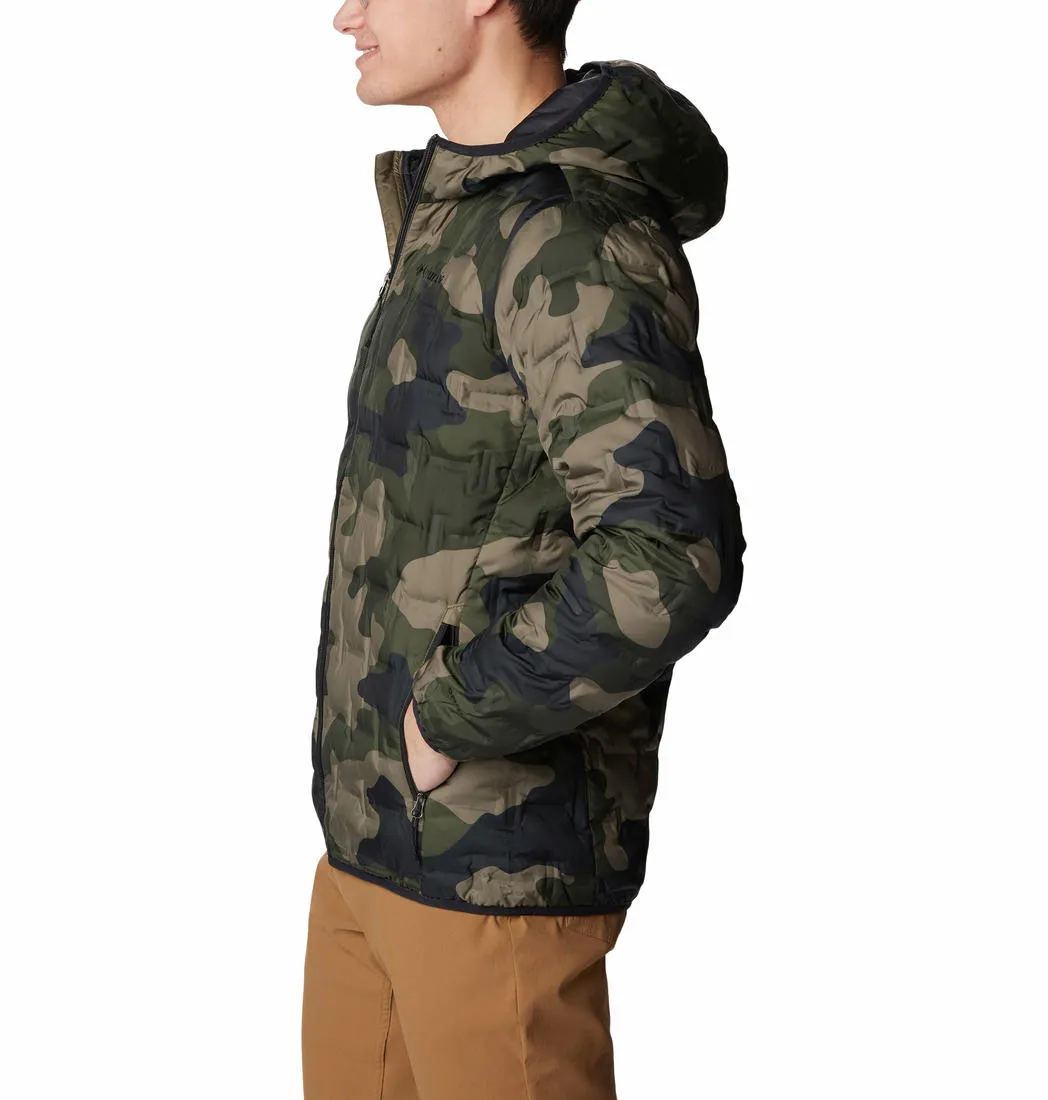 Columbia Men Green Omni-Heat Reflective Delta Ridge Hooded Down Jacket