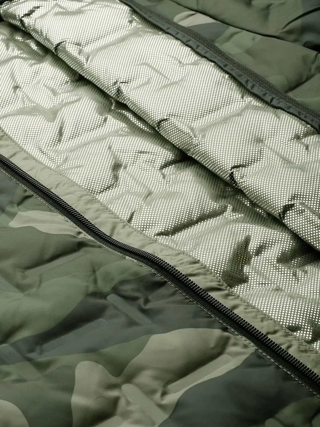 Columbia Men Green Omni-Heat Reflective Delta Ridge Hooded Down Jacket