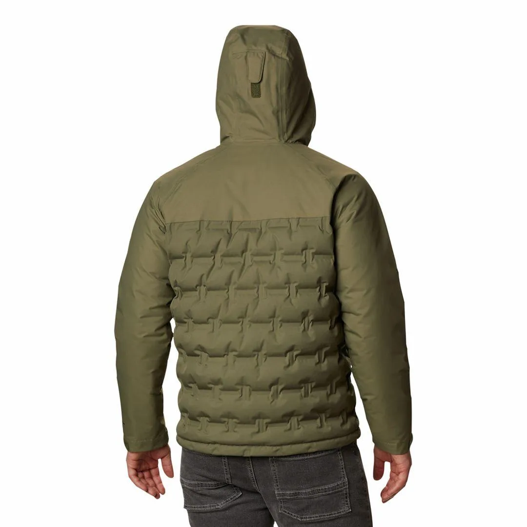 Columbia Men Green Omni-Heat Reflective Grand Trek Down Jacket