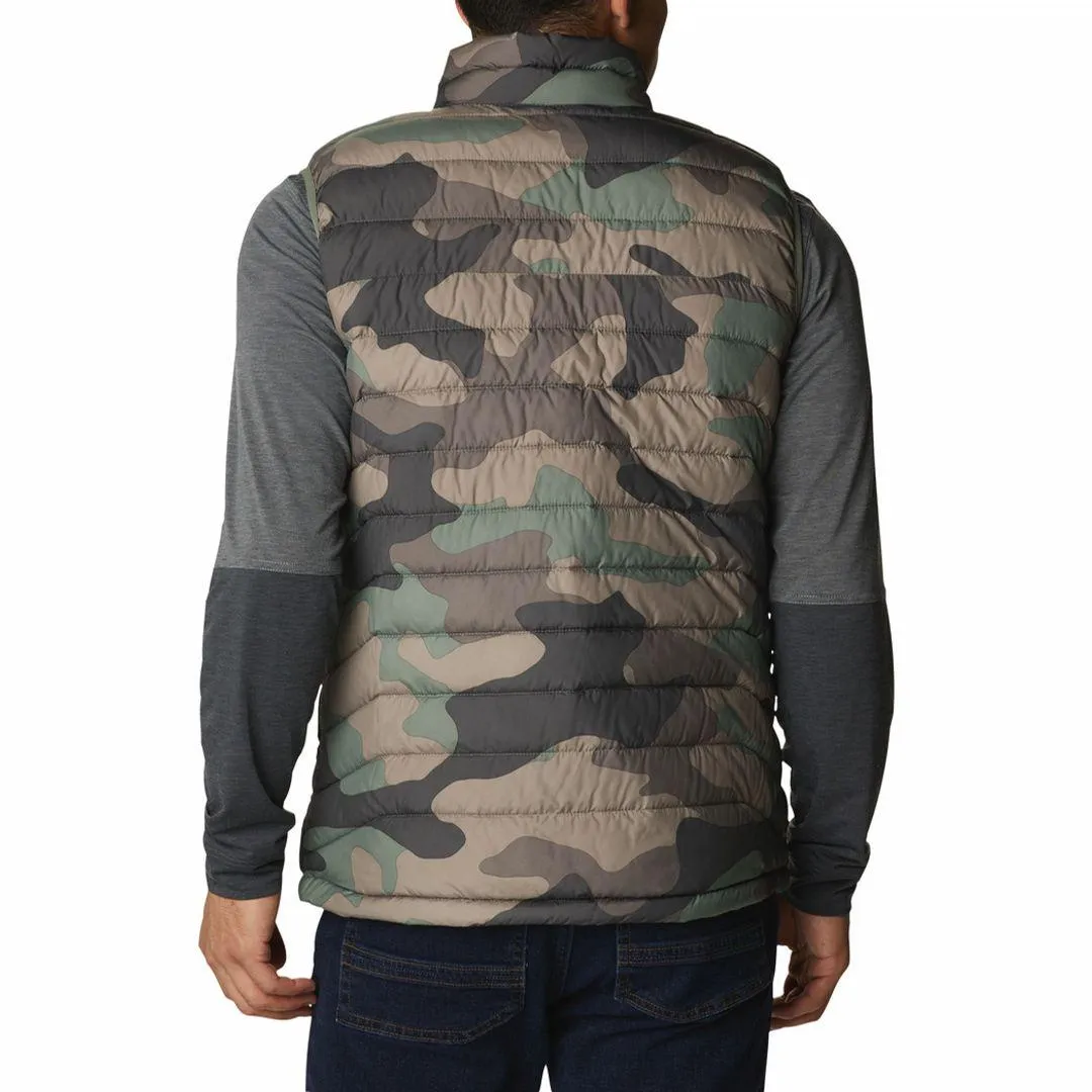 Columbia Men Green Omni-Heat Reflective Powder Lite Vest