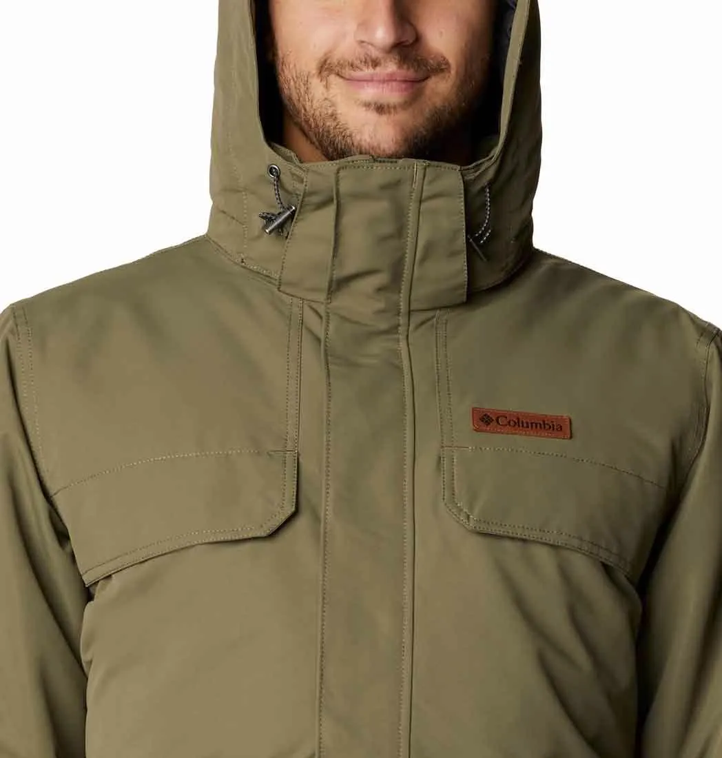 Columbia Men Green Omni-Heat Reflective Rugged Path Parka Parka Jacket