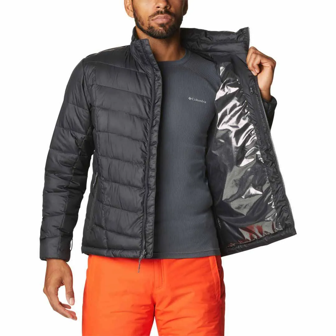 Columbia Men Green Omni-Heat Reflective Whirlibird IV Inetrchangeable Jacket