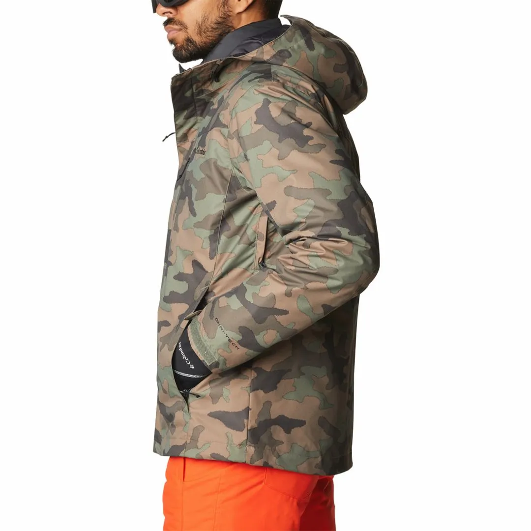 Columbia Men Green Omni-Heat Reflective Whirlibird IV Inetrchangeable Jacket