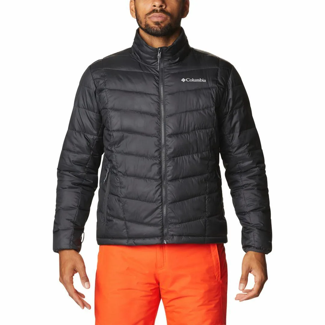 Columbia Men Green Omni-Heat Reflective Whirlibird IV Inetrchangeable Jacket