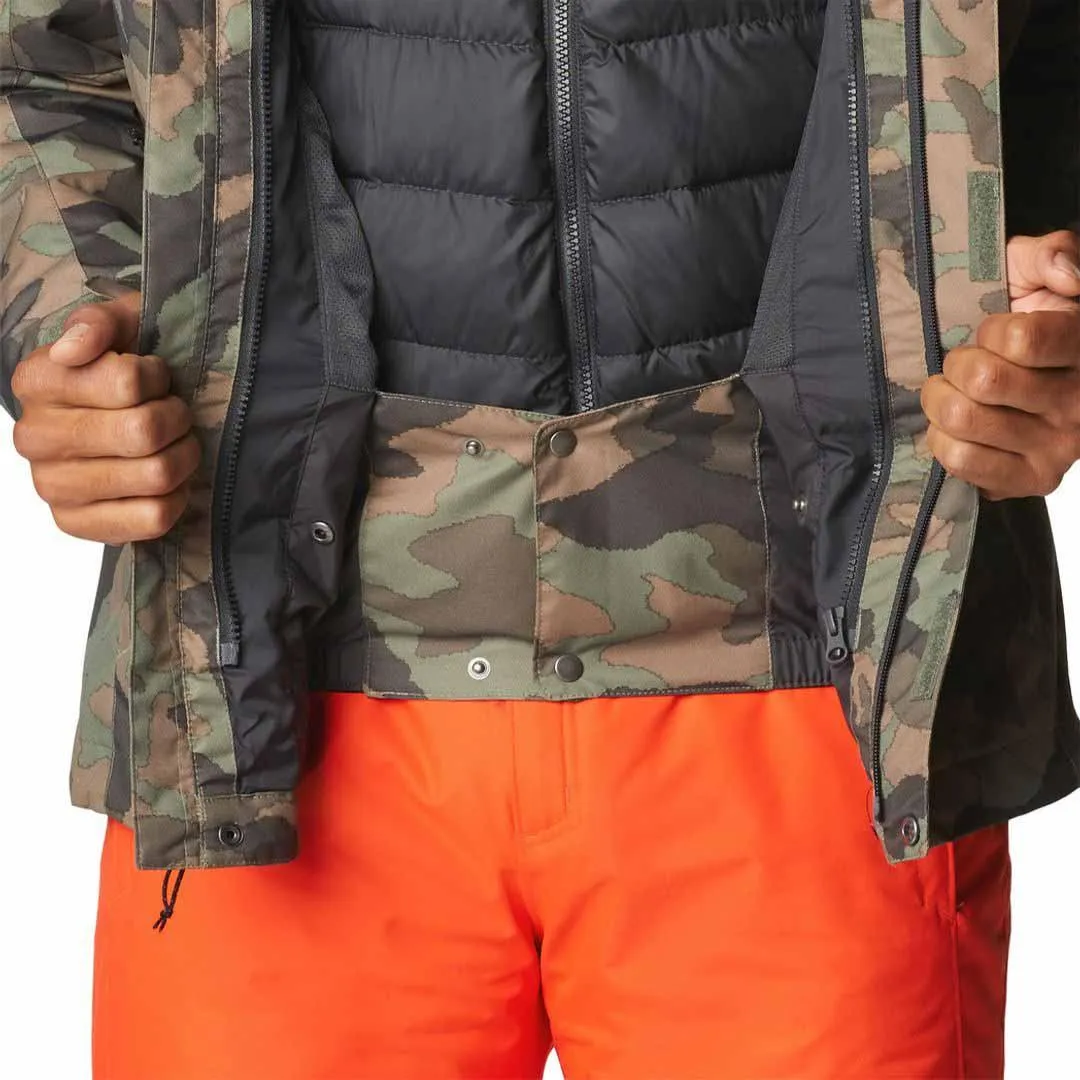 Columbia Men Green Omni-Heat Reflective Whirlibird IV Inetrchangeable Jacket