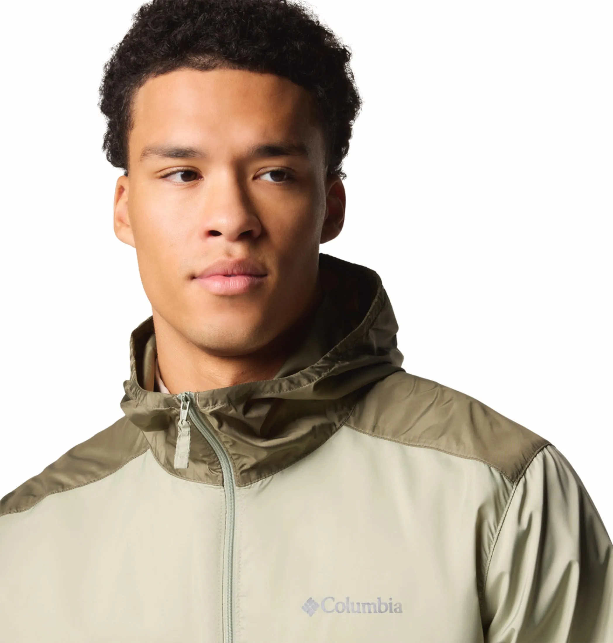 Columbia Men Green Omni-Shade Flashback II Windbreaker Jacket