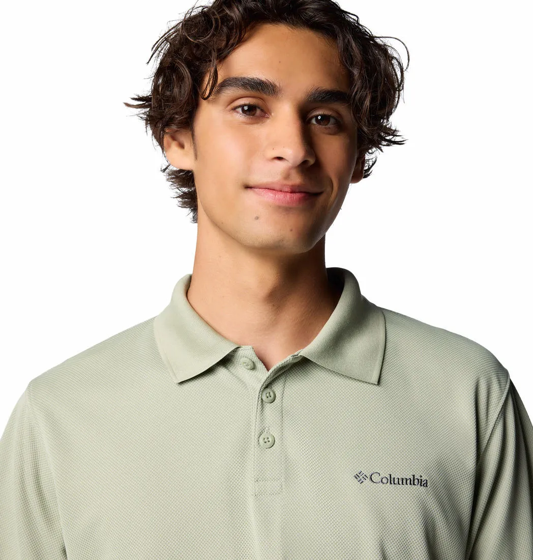 Columbia Men Green Omni-Shade Utilizer Polo Tshirt
