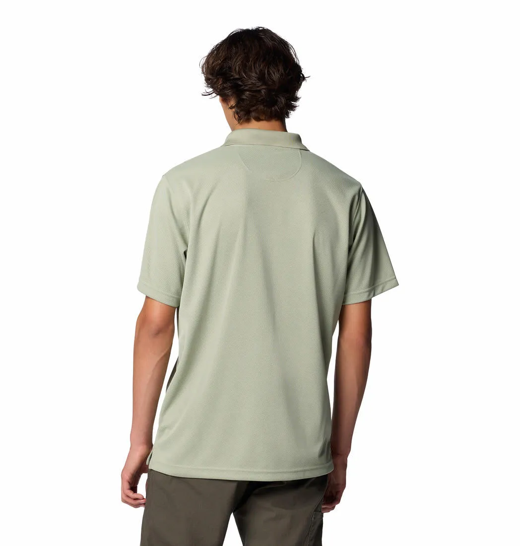 Columbia Men Green Omni-Shade Utilizer Polo Tshirt
