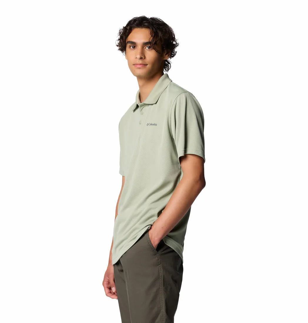 Columbia Men Green Omni-Shade Utilizer Polo Tshirt