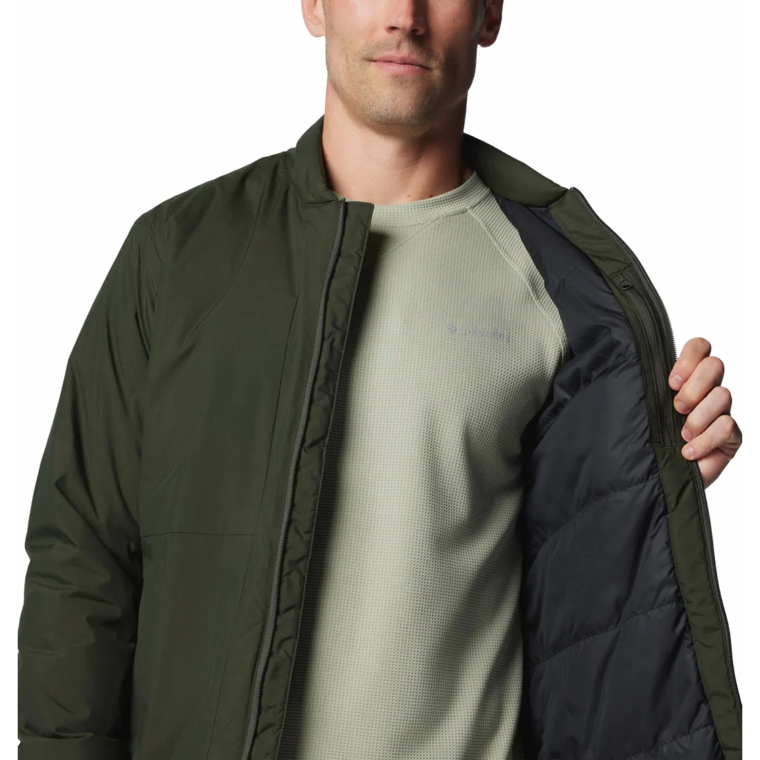Columbia Men Green Omni-Shield Black Mesa Jacket