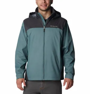 Columbia Men Green Omni-Shield Glennaker Lake Rain Waterproof Rain Jacket