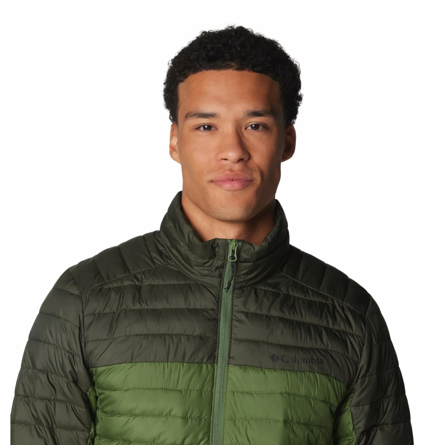 Columbia Men Green Omni-Shield Silver Falls II Jacket