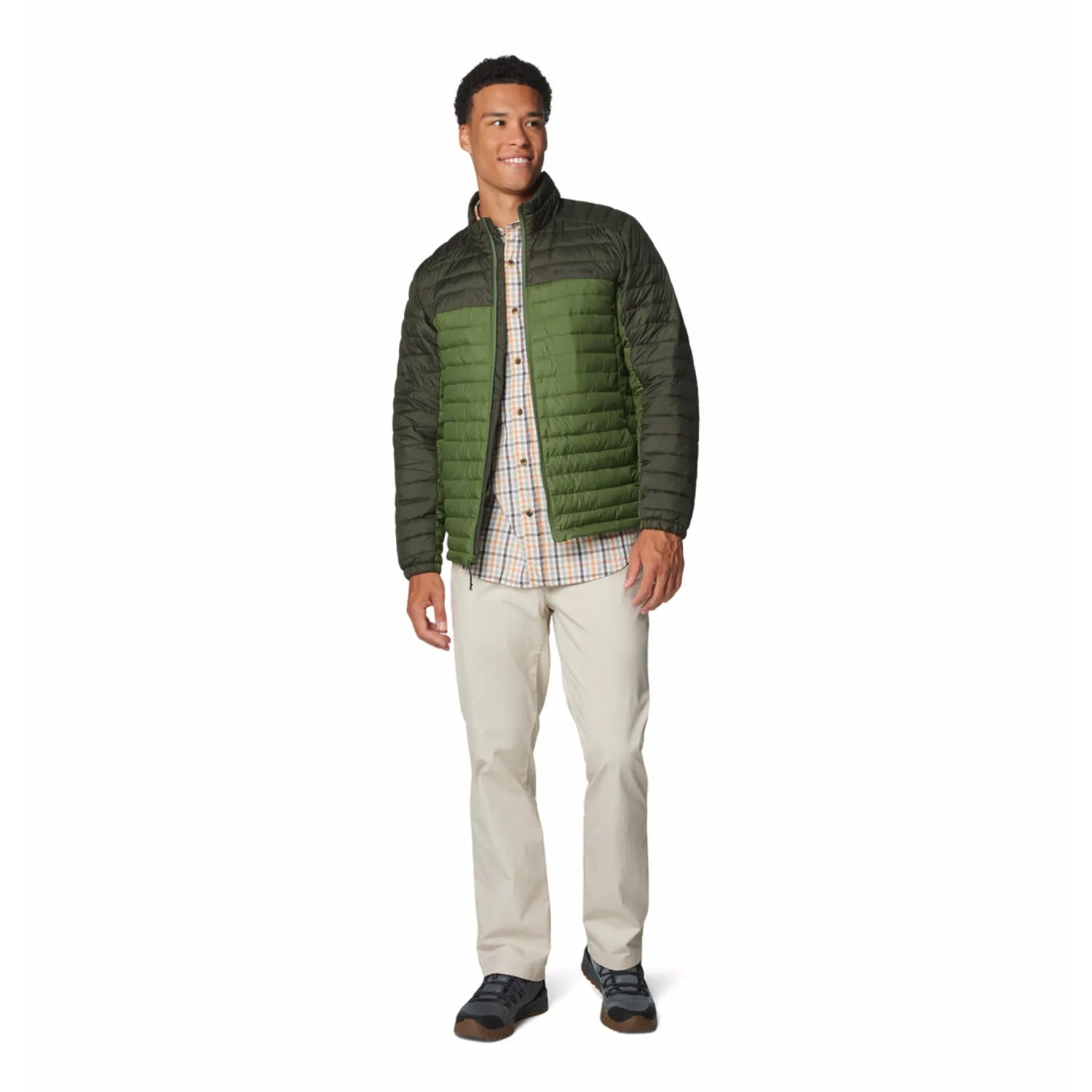 Columbia Men Green Omni-Shield Silver Falls II Jacket