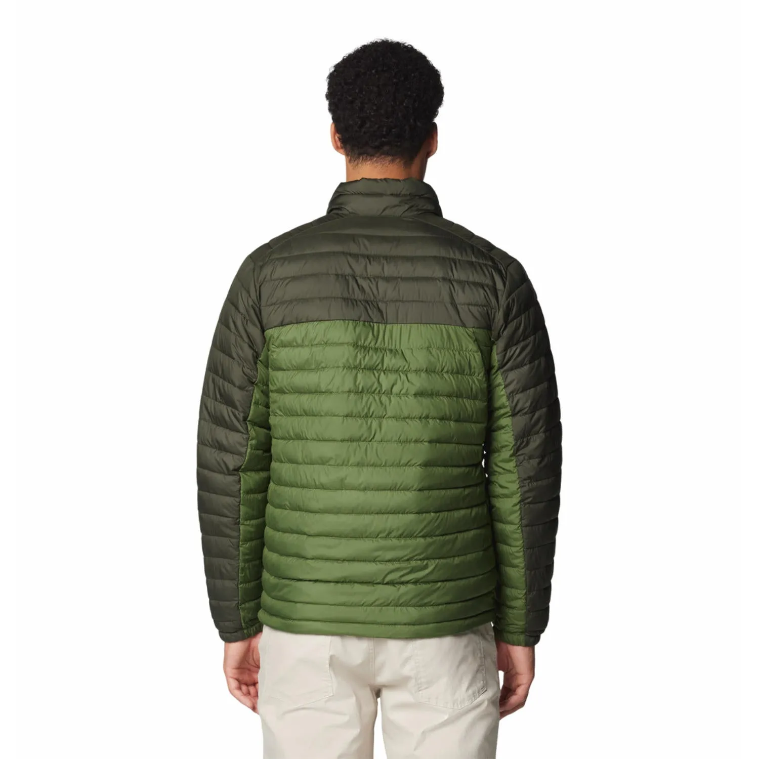 Columbia Men Green Omni-Shield Silver Falls II Jacket