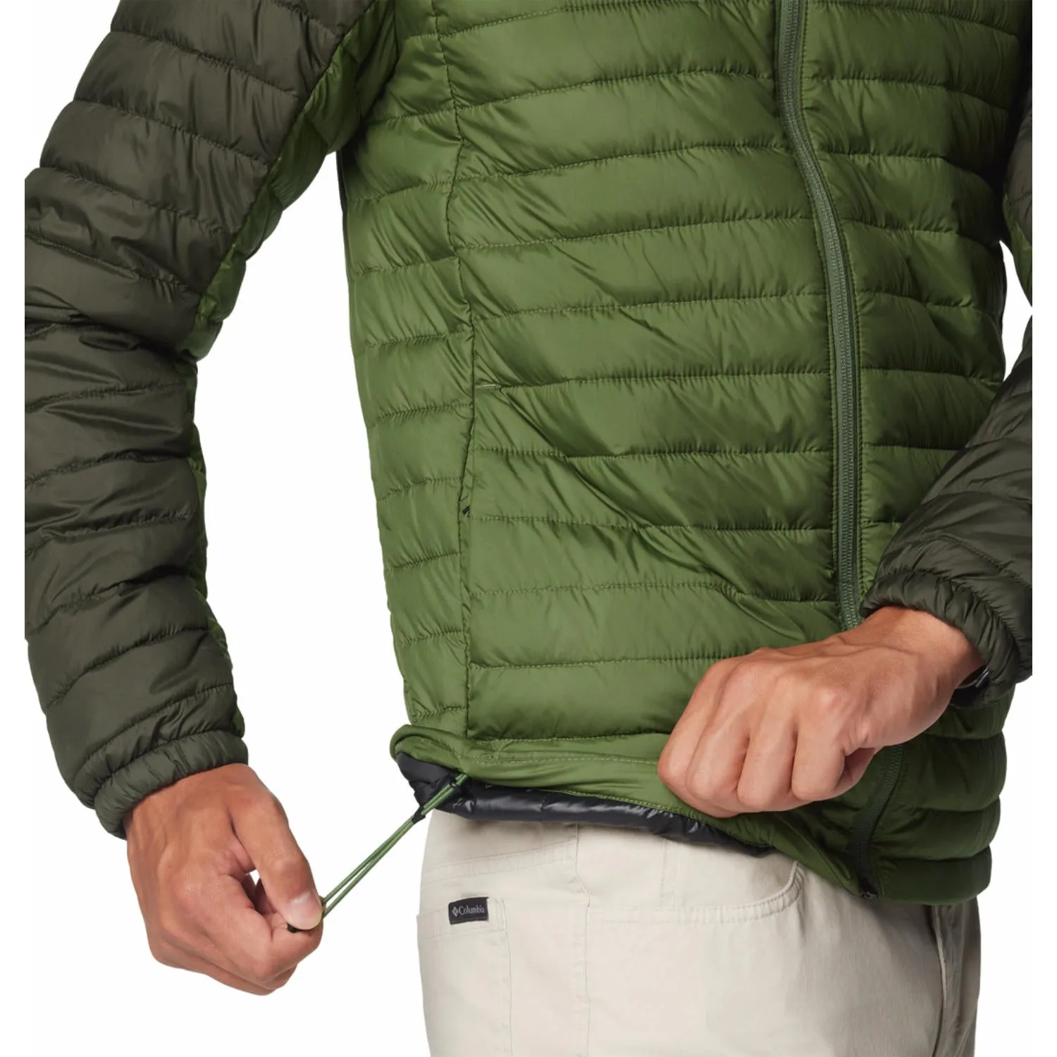 Columbia Men Green Omni-Shield Silver Falls II Jacket