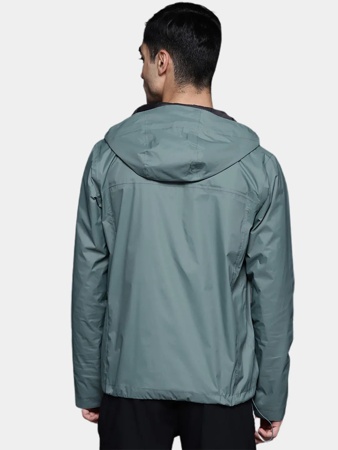 Columbia Men Green Omni-Tech Watertight II Waterproof Rain Jacket