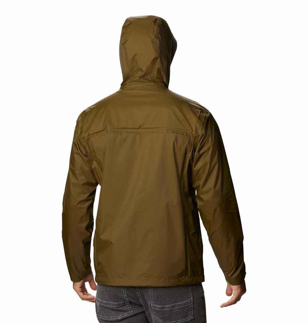 Columbia Men Green Omni-Tech Watertight II Waterproof Rain Jacket