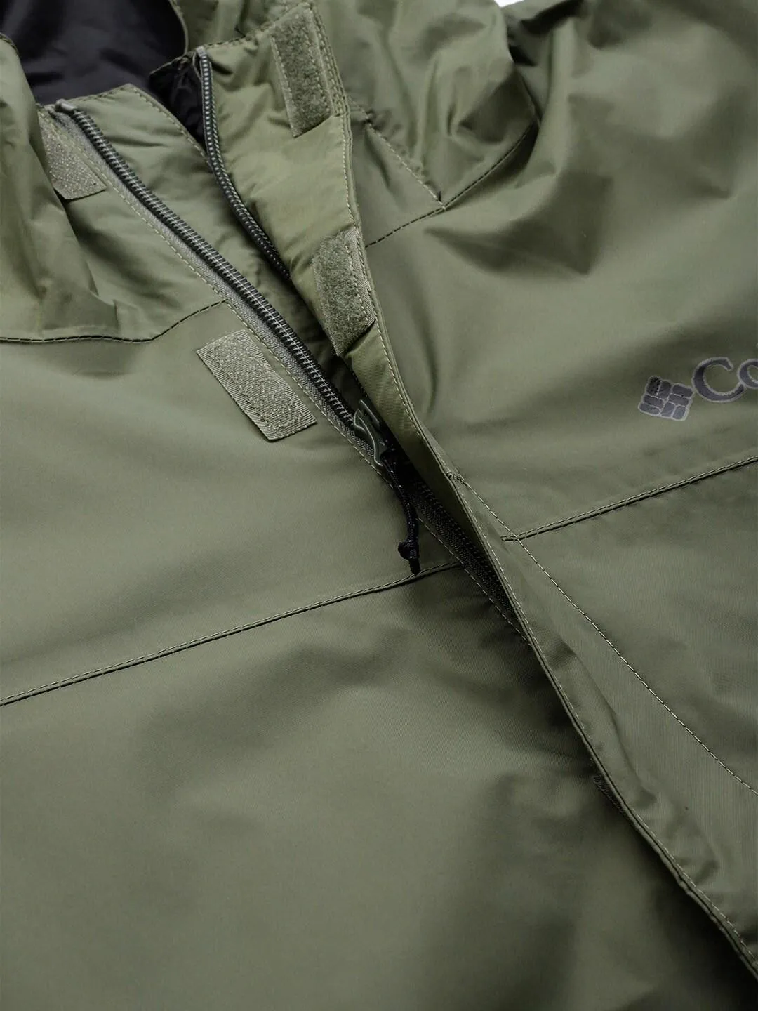 Columbia Men Green Omni-Tech Watertight II Waterproof Rain Jacket