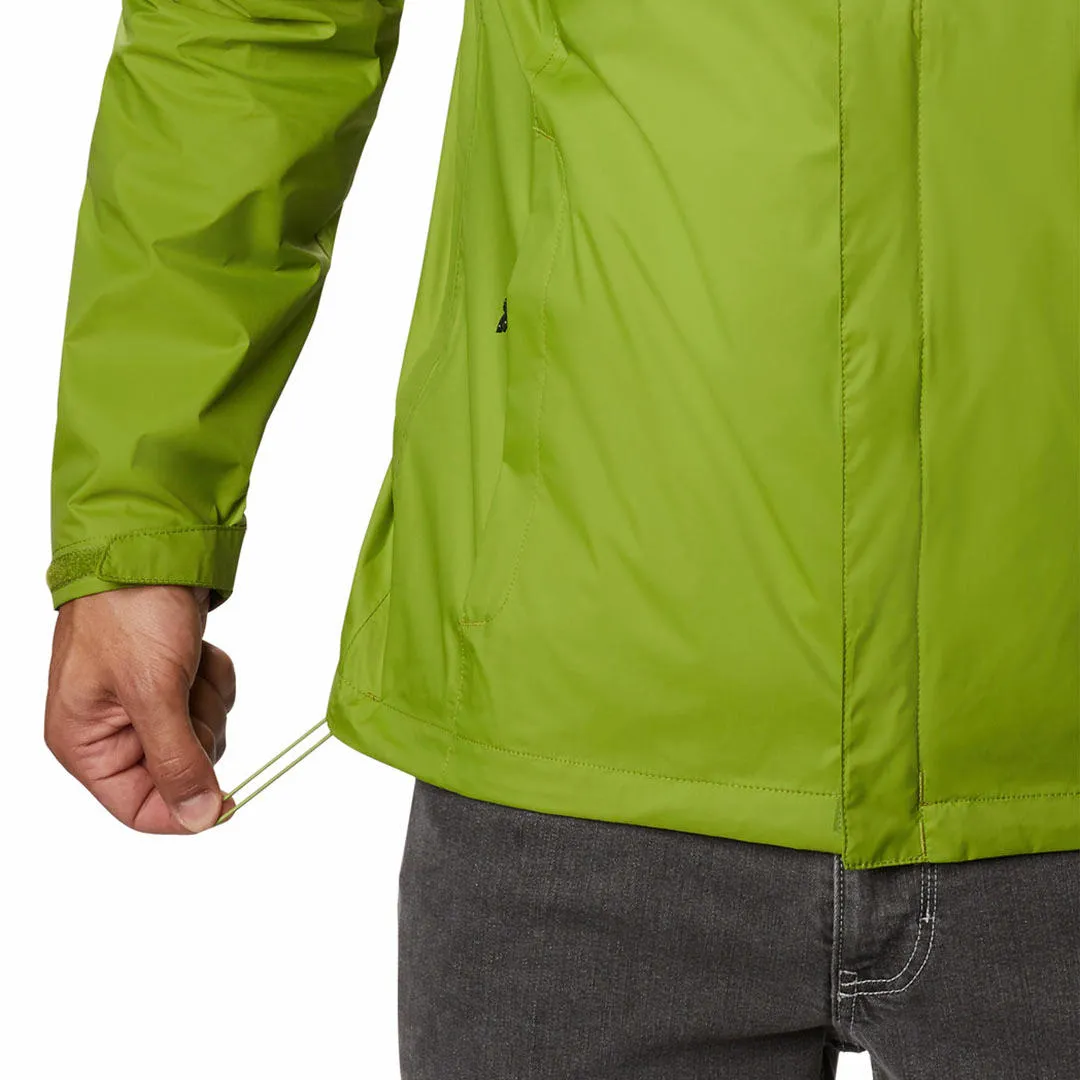Columbia Men Green Omni-Tech Watertight II Waterproof Rain Jacket