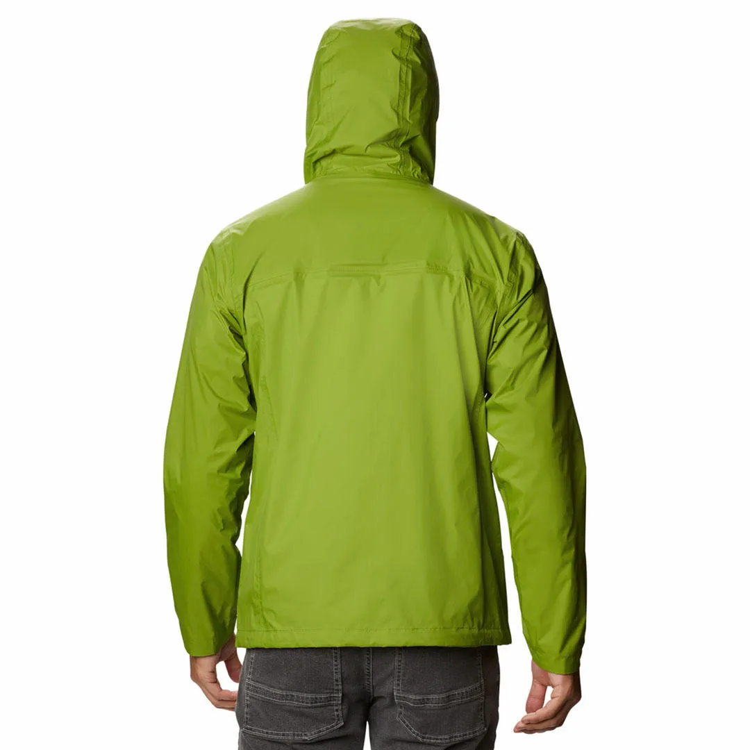 Columbia Men Green Omni-Tech Watertight II Waterproof Rain Jacket