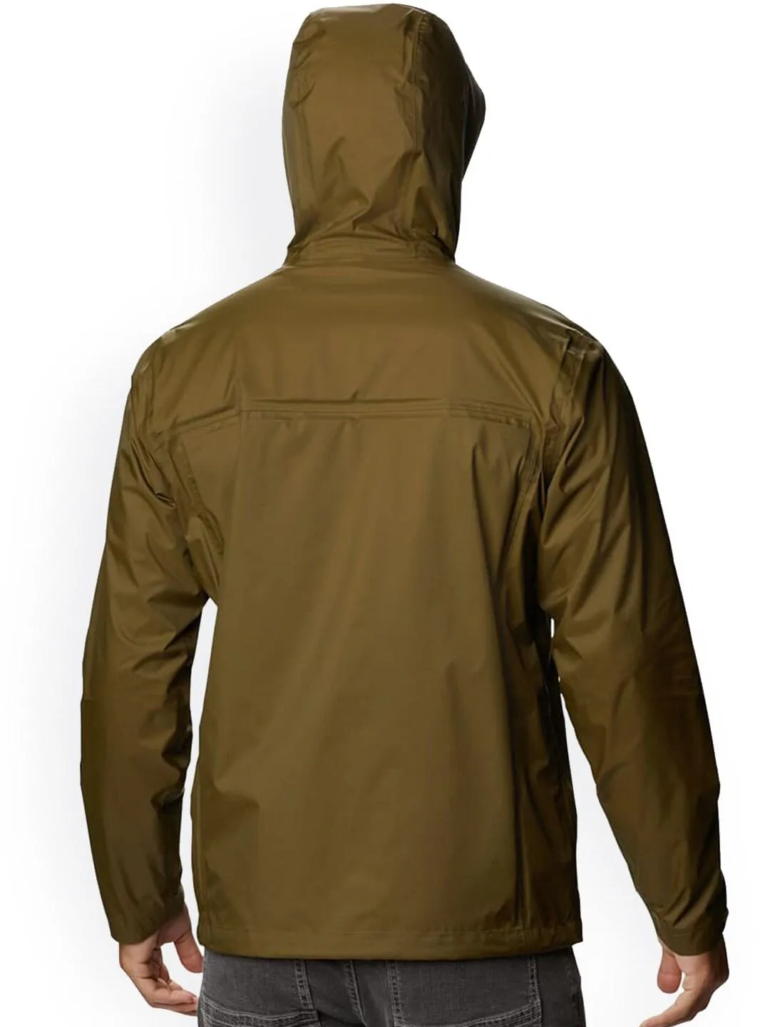 Columbia Men Green Omni-Tech Watertight II Waterproof Rain Jacket