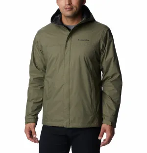 Columbia Men Green Omni-Tech Watertight II Waterproof Rain Jacket