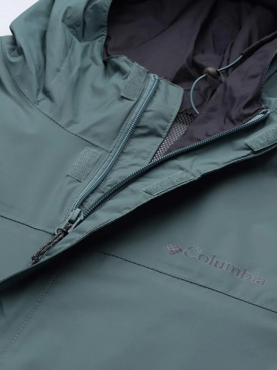 Columbia Men Green Omni-Tech Watertight II Waterproof Rain Jacket