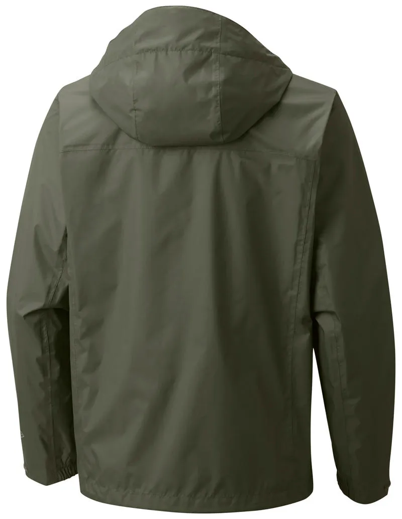 Columbia Men Green Omni-Tech Watertight II Waterproof Rain Jacket