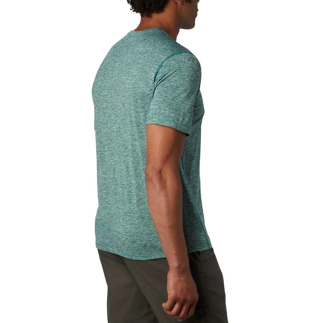 Columbia Men Green Omni-Wick Deschutes Runner Tshirt