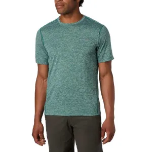 Columbia Men Green Omni-Wick Deschutes Runner Tshirt