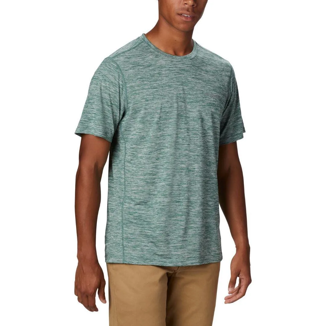 Columbia Men Green Omni-Wick Deschutes Runner Tshirt
