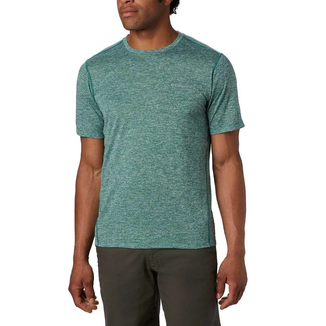 Columbia Men Green Omni-Wick Deschutes Runner Tshirt