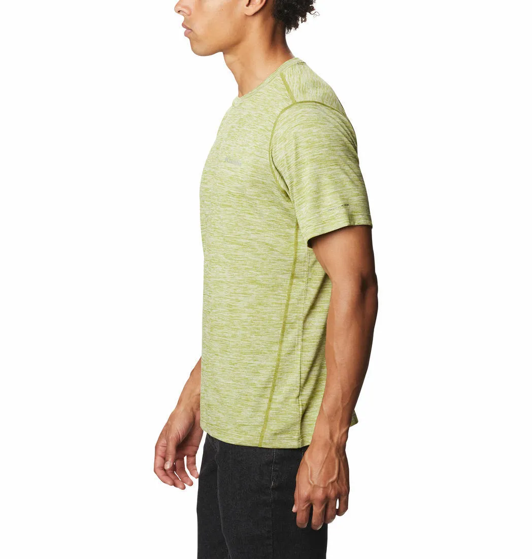 Columbia Men Green Omni-Wick Deschutes Runner Tshirt